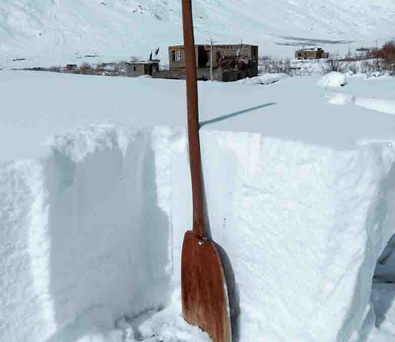 Heavy snow in Zanskar